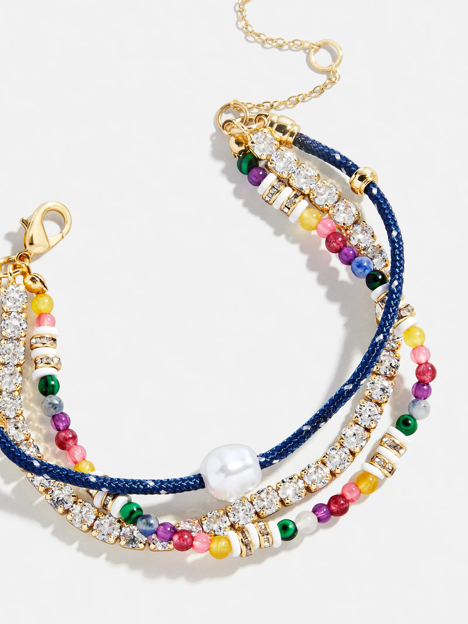 Rowan Semi-Precious Layered Bracelet - St. Barths | BaubleBar