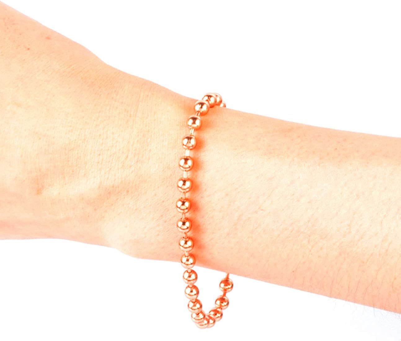 100% Copper Bracelet ~ Made with Solid and High Gauge Pure Copper | Amazon (US)