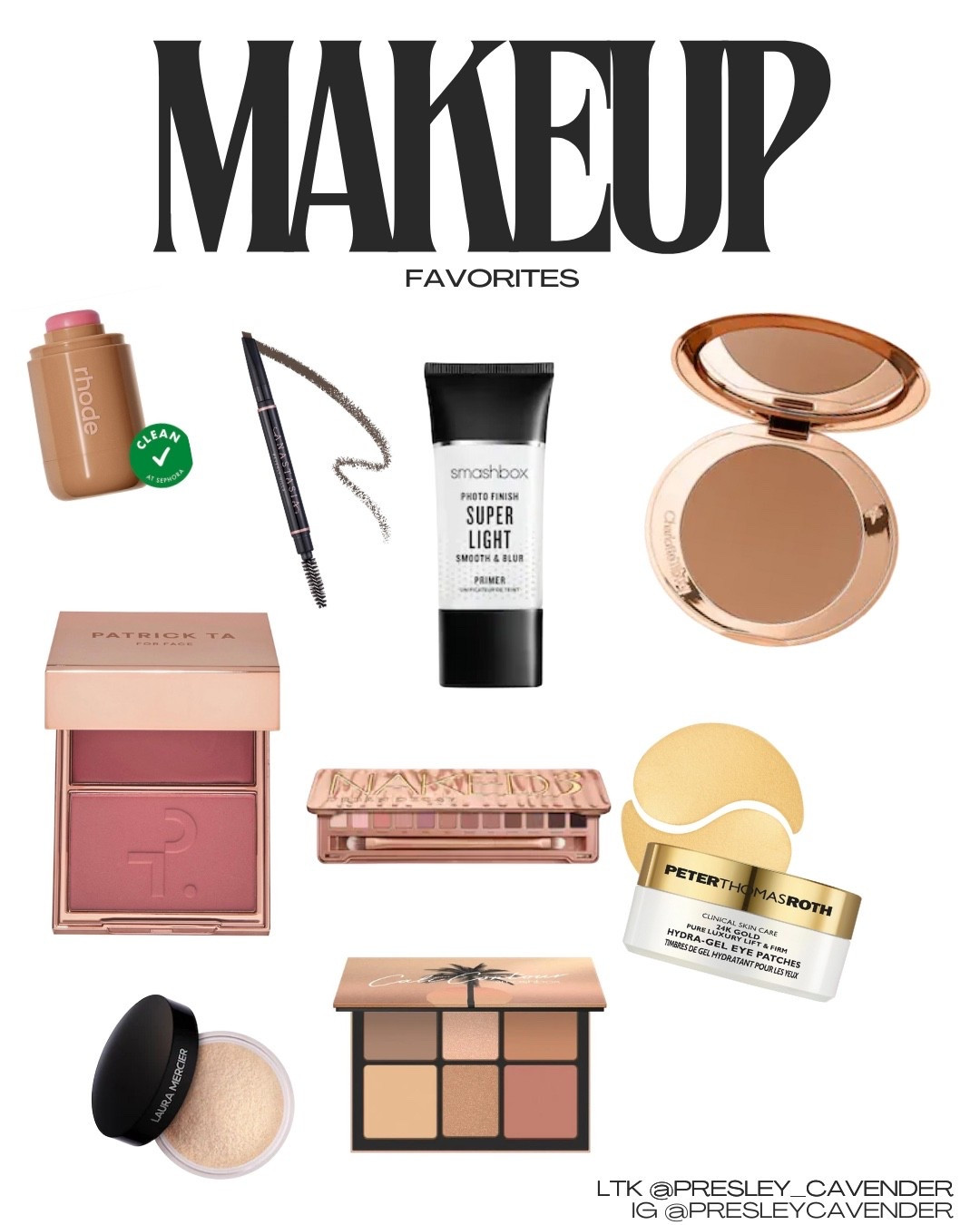 My favorite makeup must haves! Blush, bronzer and all the things! 

#blush 
#makeup
#brozer
#rhode


#LTKgrwm #LTKmorningroutine #LTKBeauty