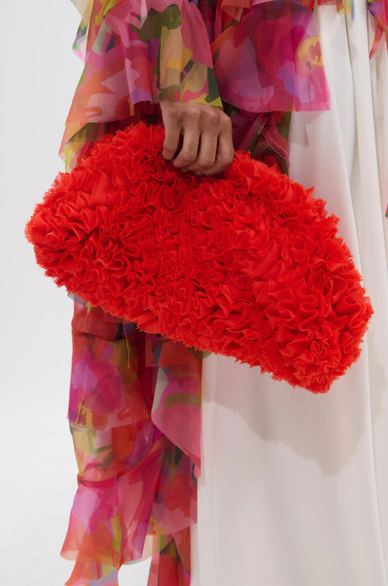 AKIRA Ruffled Up Clutch | AKIRA