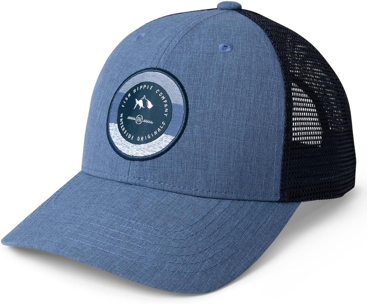 Fish Hippie Informer Trucker Hat Blue OS | Amazon (US)