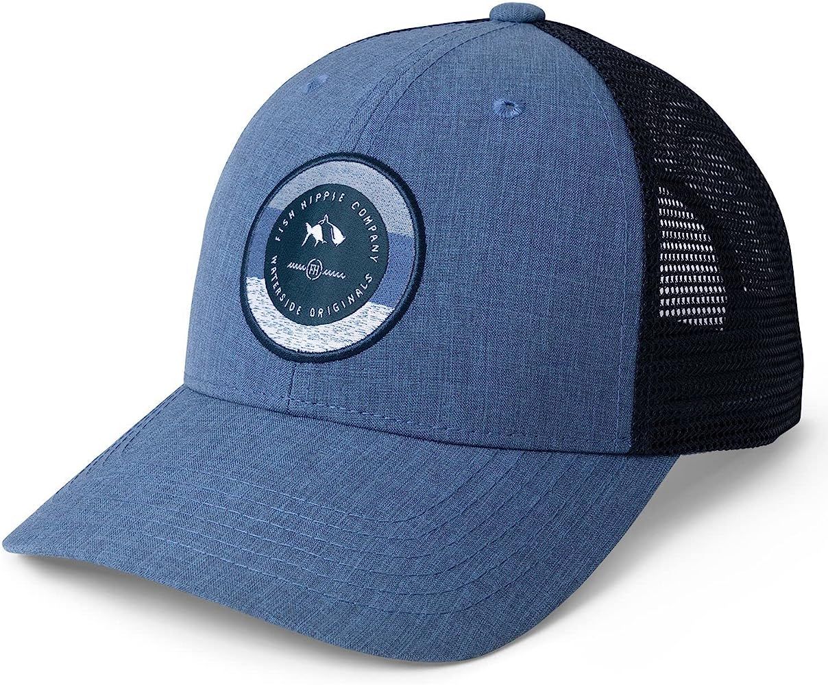 Fish Hippie Informer Trucker Hat Blue OS | Amazon (US)