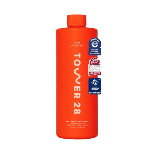 Tower 28 Beauty SOS Daily Rescue Facial Spray Jumbo Refill 16 oz / 480 mL | Amazon (US)