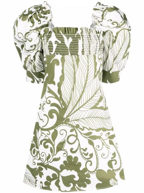 abstract-print mini dress | Farfetch Global