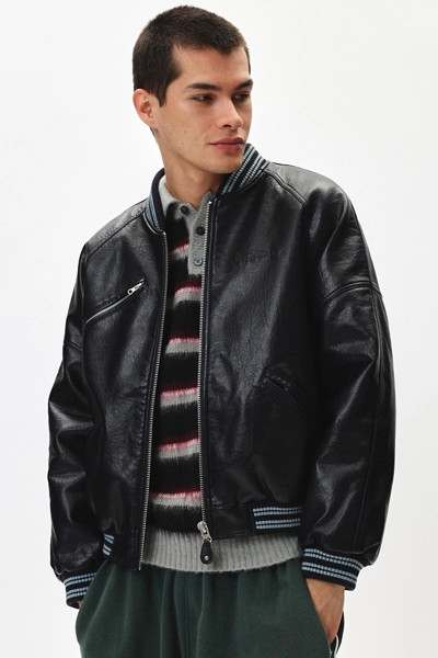 iets frans… Avery Embroidered Varsity Jacket | Urban Outfitters (US and RoW)