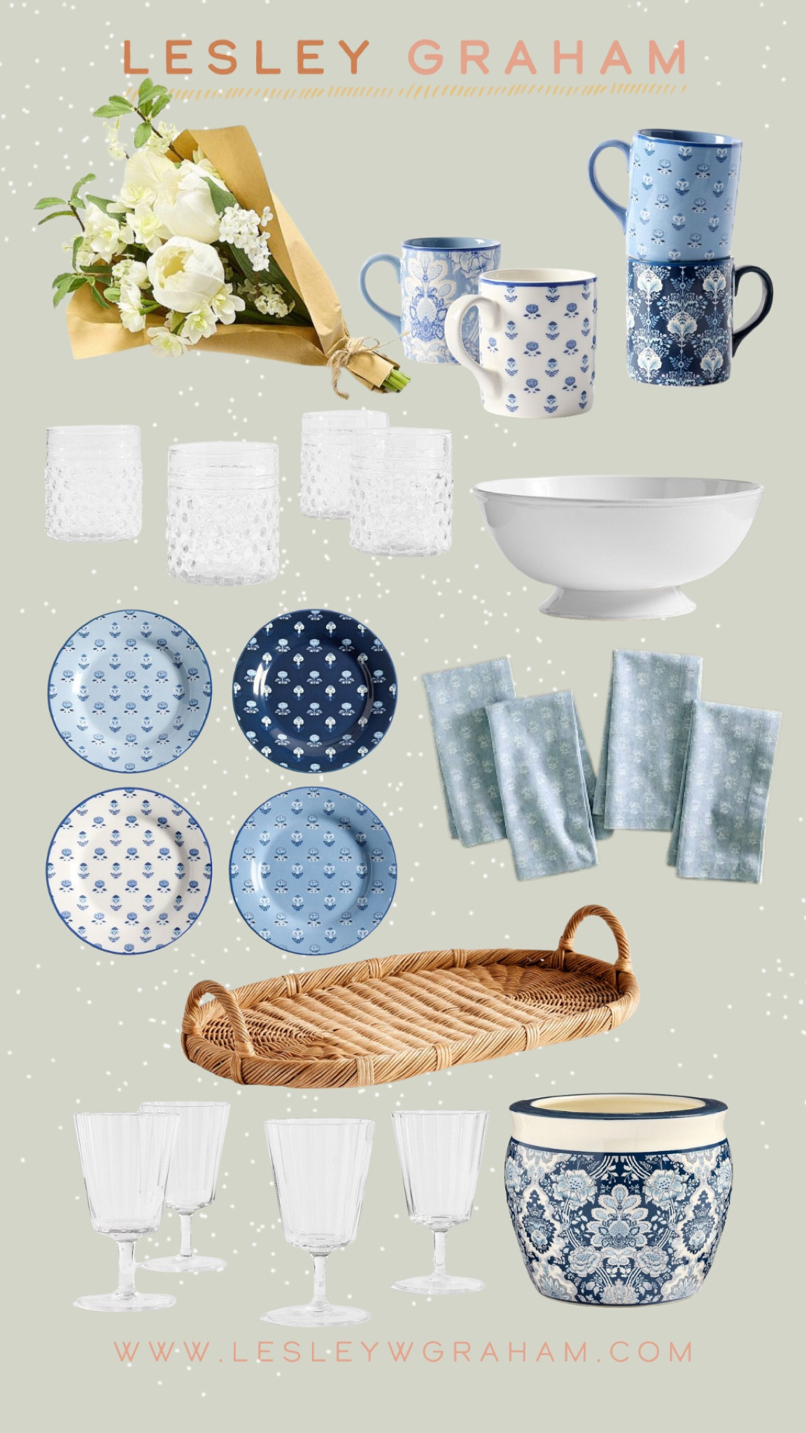 Pattern perfection 💙 I refreshed my coffee station for spring with these stunning pieces from the new @kravetinc x @potterybarn collection (I can’t get over all the beautiful blues).

#LTKStyleTip #LTKHome #LTKSeasonal