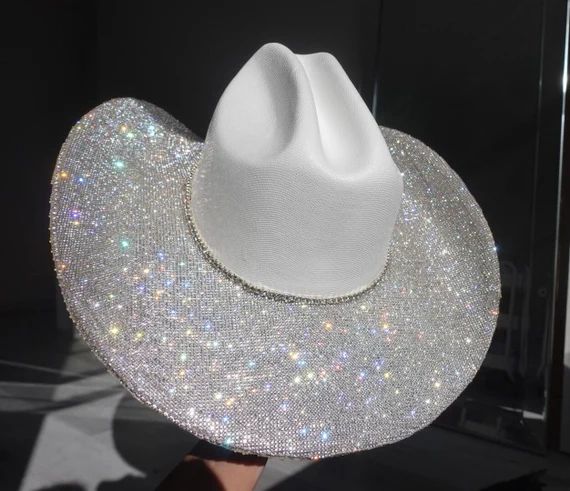 Rhinestone Cowgirl Hat. Western Wedding. Country Concert. - Etsy | Etsy (US)