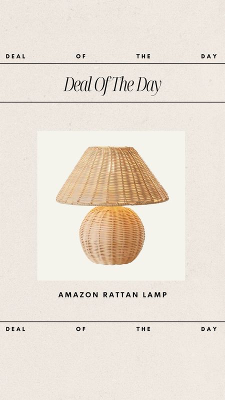 Deal of the Day - Amazon Rattan Lamp // only $70!

lamp, rattan lamp, amazon home finds, table lamp, amazon deals, lamp, affordable home finds, home decor deals

#LTKHome #LTKSaleAlert #LTKFindsUnder100