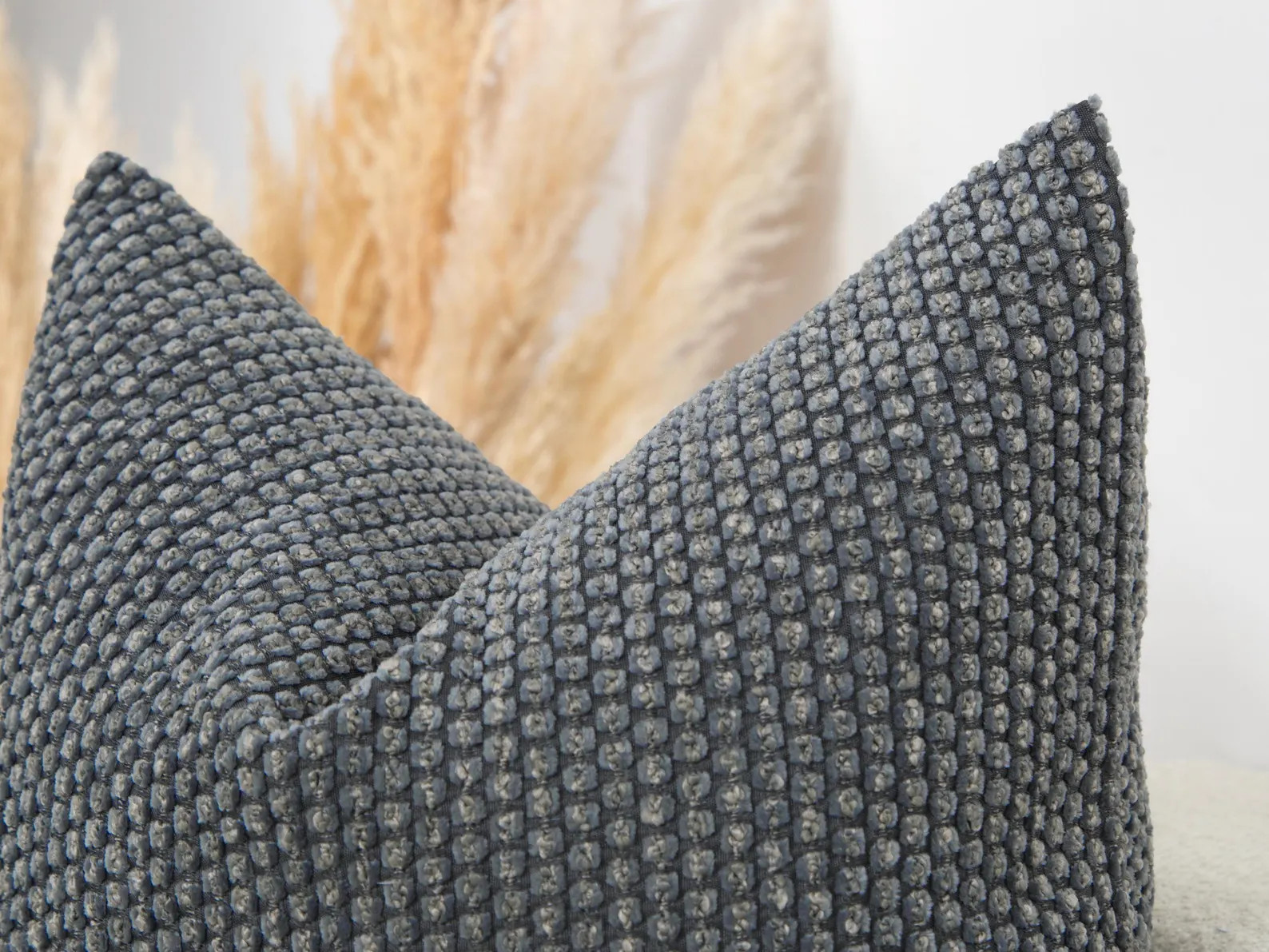 Dusty Blue Dotted Pillow Cover | Textured Euro Sham, Lumbar & Cushion Sizes | Etsy (US)