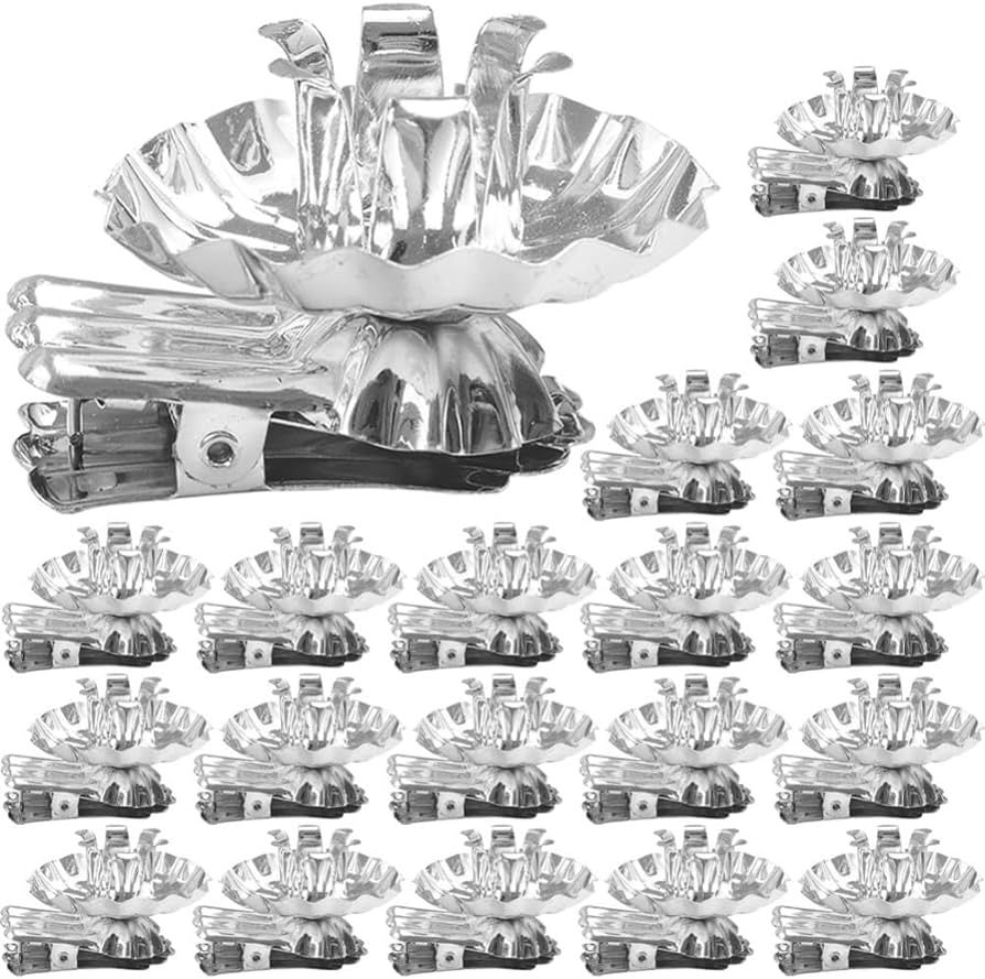 BESPORTBLE 36Pcs Candle Holders Clips for Christmas Tree, Flower Shaped Candlestick Holders Chris... | Amazon (US)