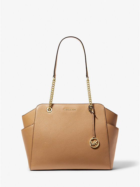 Jacquelyn Medium Pebbled Leather Tote Bag | Michael Kors US