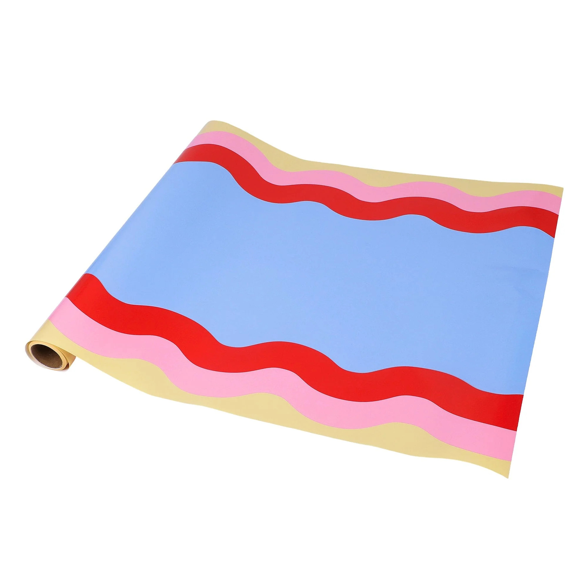 Scalloped Soir\u00e9e Paper Table Runner (25 ft, cut to fit) | Packed Party