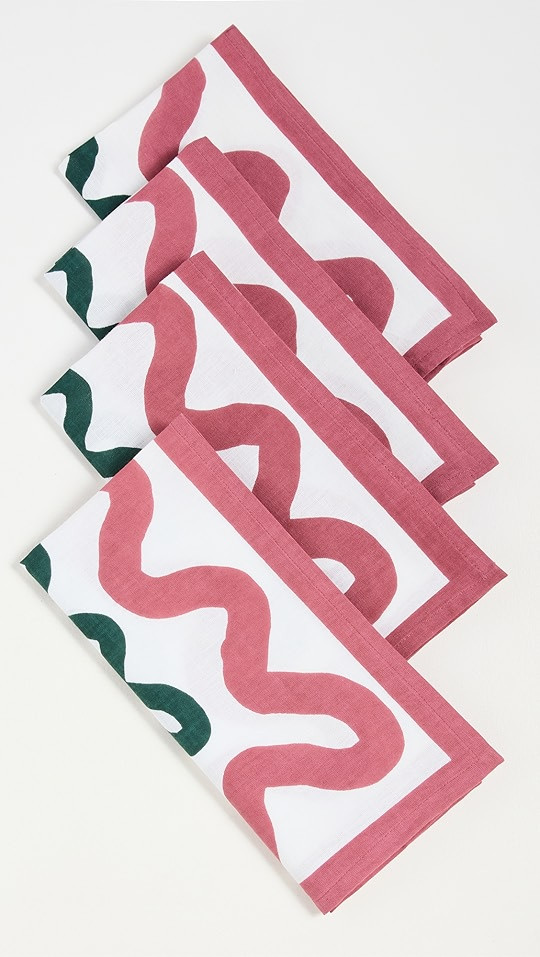 RHODE Squiggle Napkin Set of 4 | SHOPBOP | Shopbop
