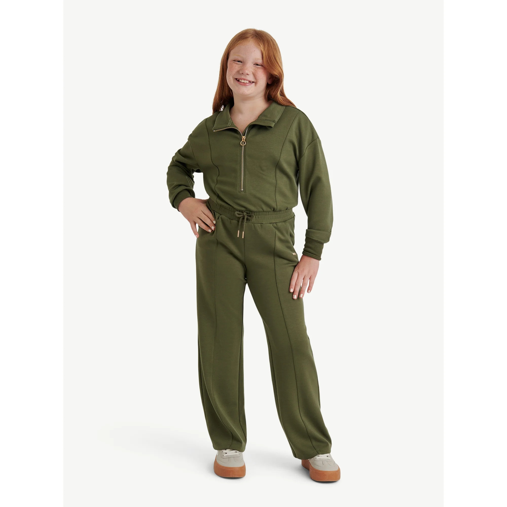 Justice Girls Mock Neck Jumpsuit, Sizes XS-XLP | Walmart (US)