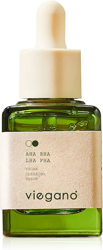 [ viegano ] Clearing Acne Serum for Acne-Prone & Sensitive Skin Types | AHA BHA LHA PHA | Tea Tre... | Amazon (US)