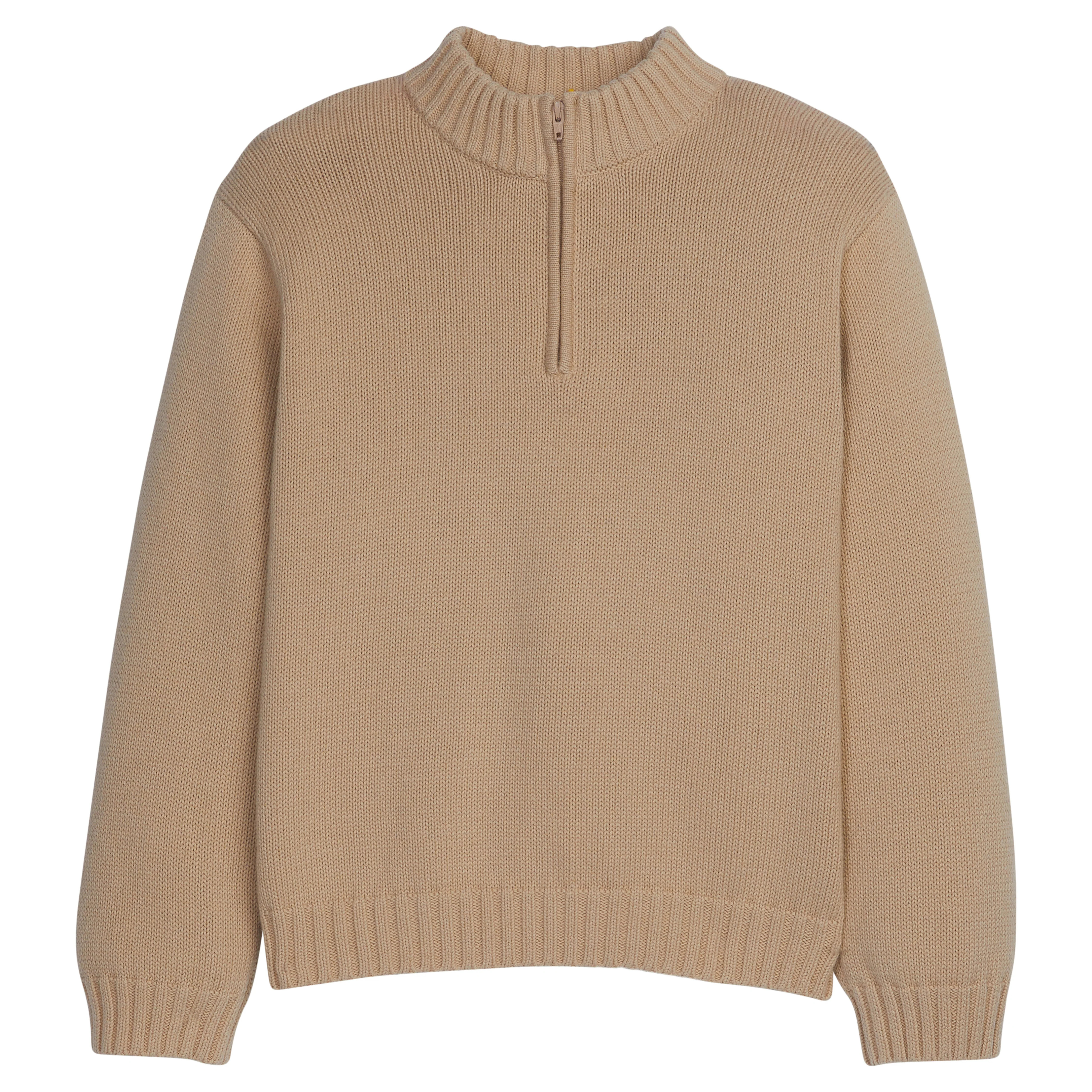 Boy's Quarter Zip Sweater - Classic Kids Clothes | Little English