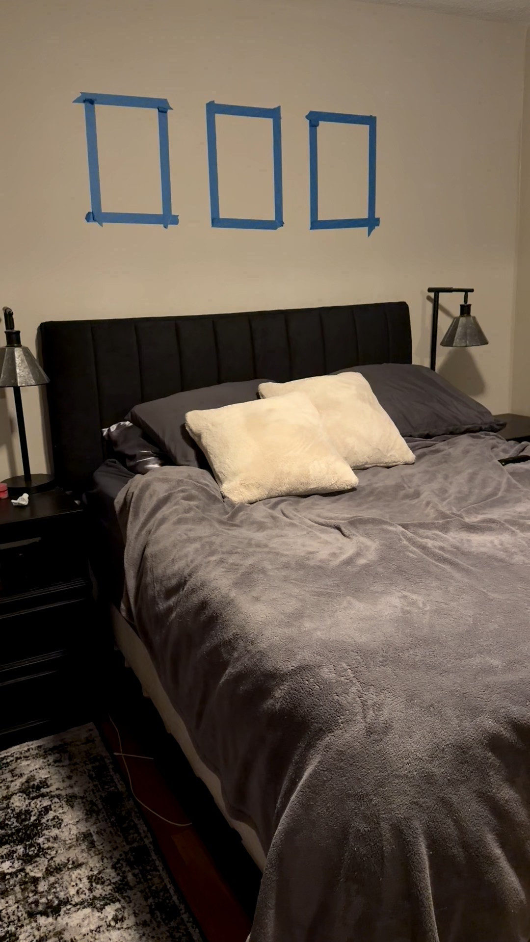 This headboard really made my room look so much better. Slowly coming together. Linked the other things I have ordered and stuff that is on my list to get 

#LTKHome