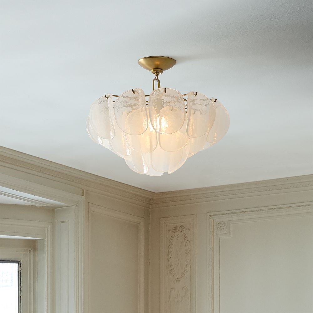Ricci Glass Flush Mount (18.5") | West Elm (US)