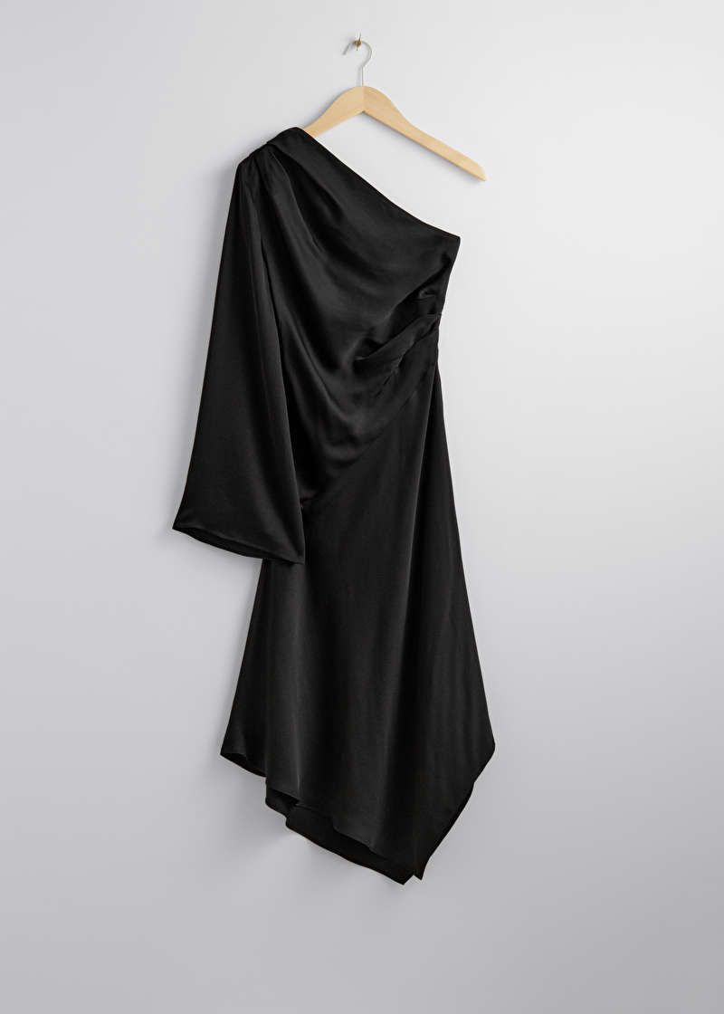 One-Shoulder Satin Midi Dress | & Other Stories (EU + UK)