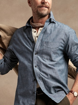 Albie Chambray Shirt | Banana Republic (US)