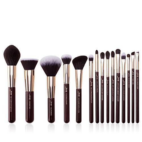 Jessup 15pcs Makeup Brushes Make up Tool Kit Beauty Professional Eyeshadow Power Lipstick Blending Cheeck Cosmetic Brushes Set Zinfandel T283 | Amazon (UK)