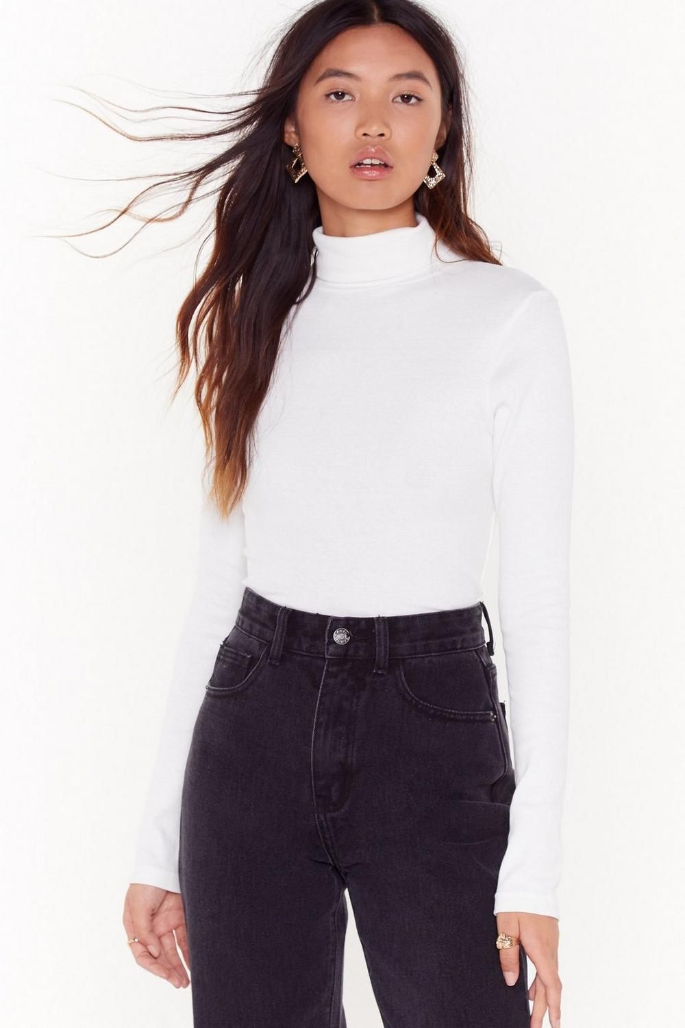 Rollin' With My Homies Ribbed Turtleneck Sweater | NastyGal (US & CA)