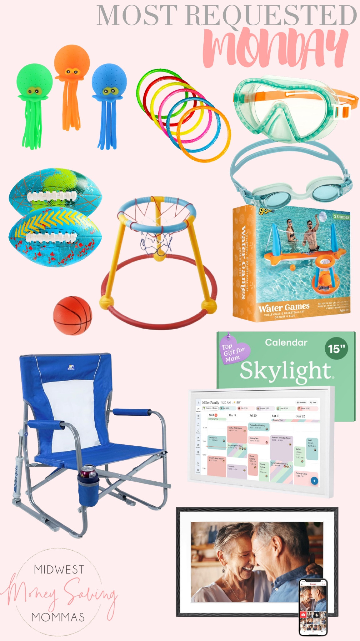 Most requested links

Pool toys  summer toys  GCI chair  skylight calendar  pool games  digital photo frame  Mother’s Day gifts 

#LTKSeasonal #LTKHome #LTKMothersDay