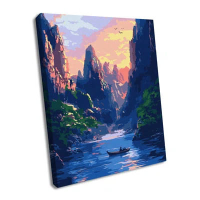Painting by Numbers kit The majestic mountains KHO6365 | Wayfair North America