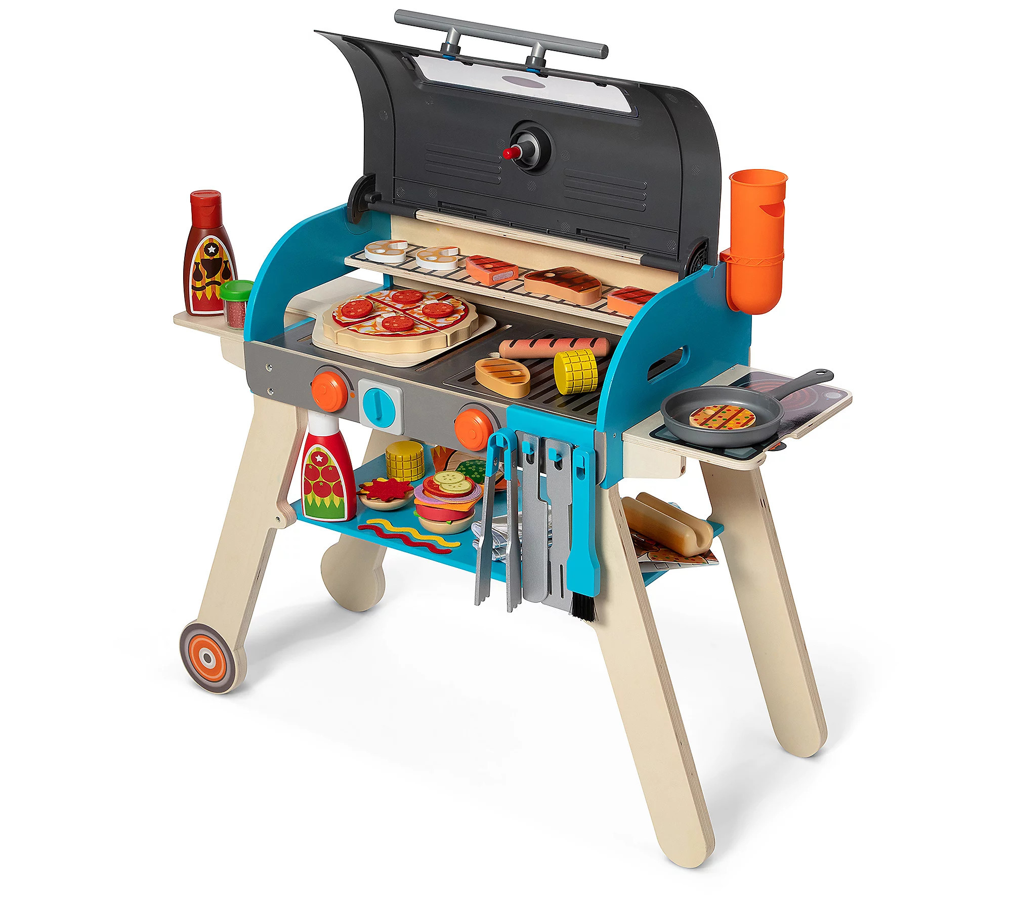 Melissa & Doug Deluxe Grill & Pizza Oven Playse t | QVC