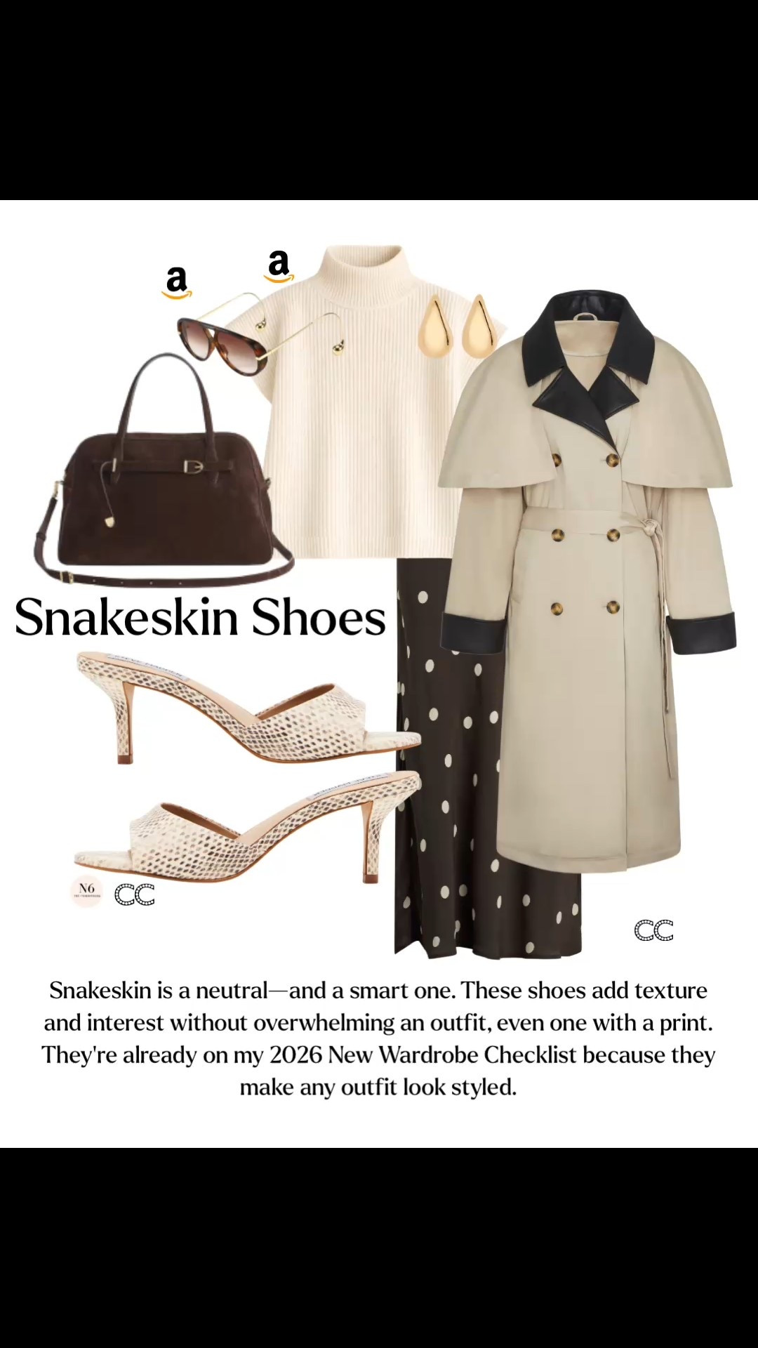 The Nordstrom 6 Pick Snakeskin for Feb. This is how I’m styling them with the most current pieces from Nordstrom - Amazon 

#LTKOver40