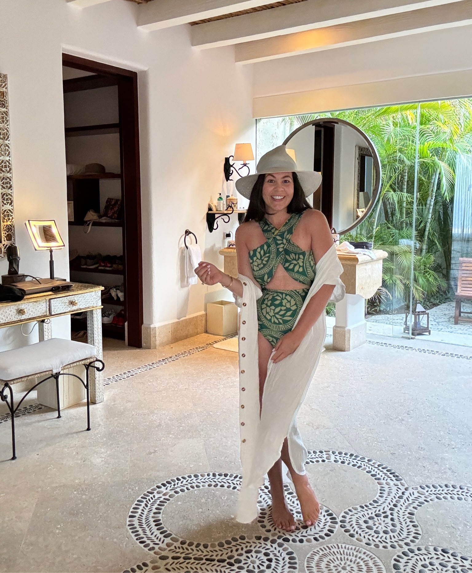 Swimsuit from Palmaca 

#swimsuit #bathingsuit #cabo #travel #mexicotrip 

#LTKSaleAlert #LTKSwim #LTKTravel