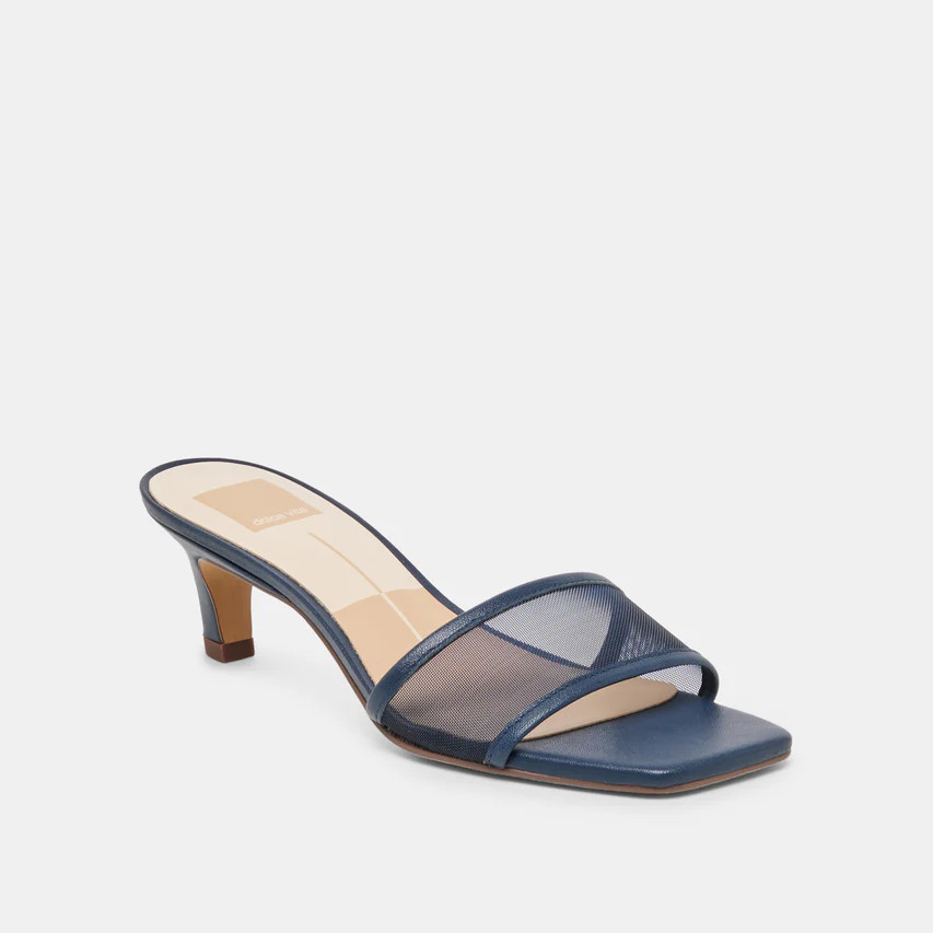 Rexa Mesh Navy Mesh Heels | Dolce Vita | DolceVita.com