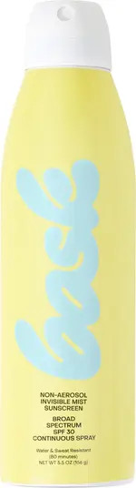 Bask Non-Aerosol Invisible Mist Sunscreen Broad Spectrum SPF 30 Continuous Spray | Nordstrom | Nordstrom