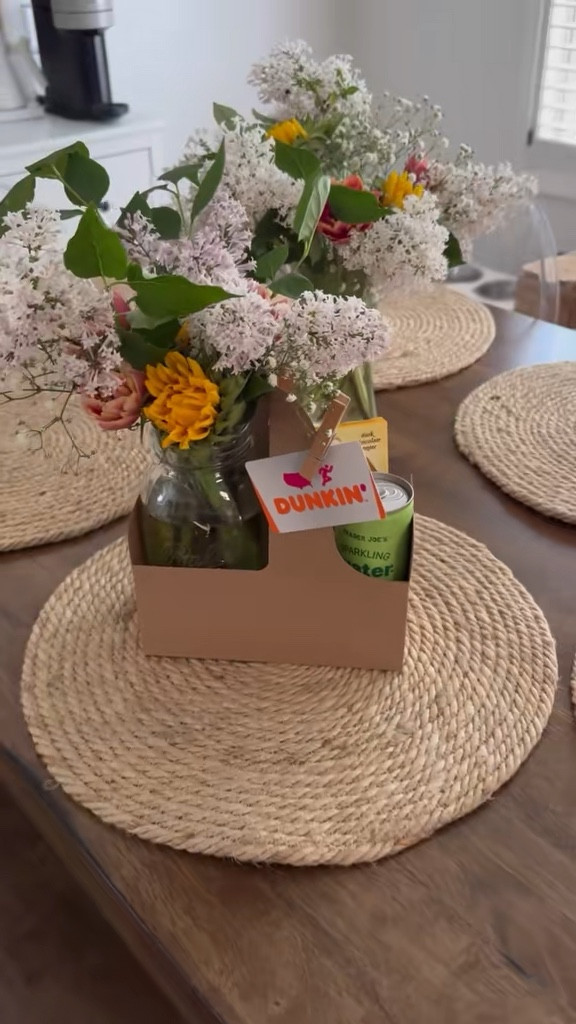 Mother’s Day gift idea , Mother’s Day gift basket , cup holder gift 