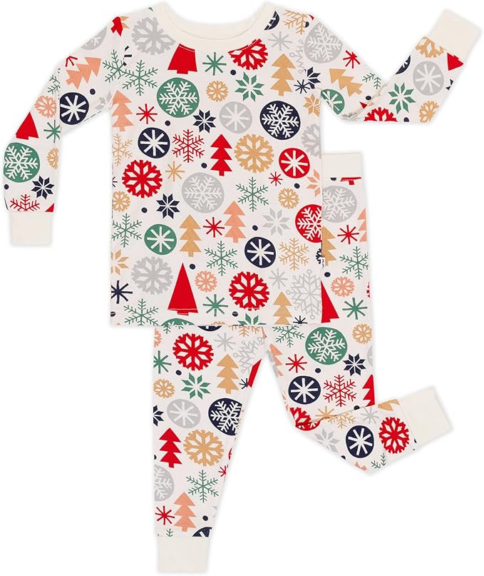 Little Sleepies Two-Piece Pajama Set for Boys & Girls, Soft Viscose from Bamboo Toddler Pajamas f... | Amazon (US)