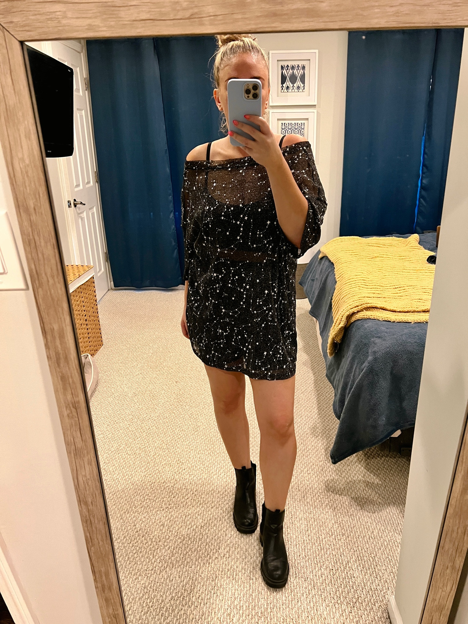 Festival or concert outfit. Lollapalooza outfit. From Amazon. Shirt is a large because I wanted it more as a dress  Biker shorts are a large  

#LTKSeasonal #LTKunder50 #LTKFind