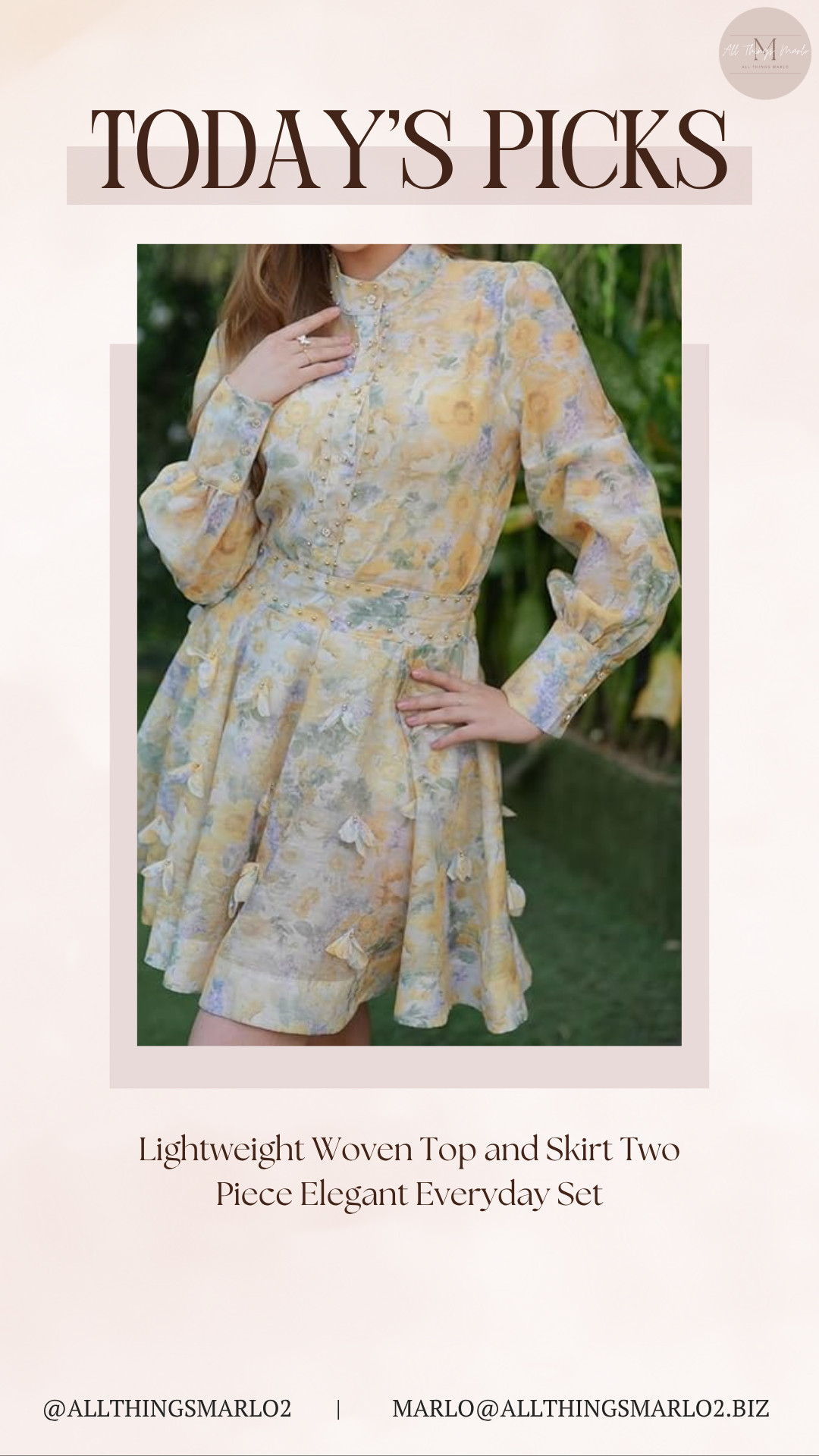 Lightweight Woven Top and Skirt Two Piece Elegant Everyday Set 

 #LTKSeasonal #LTKWorkwear #LTKTravel