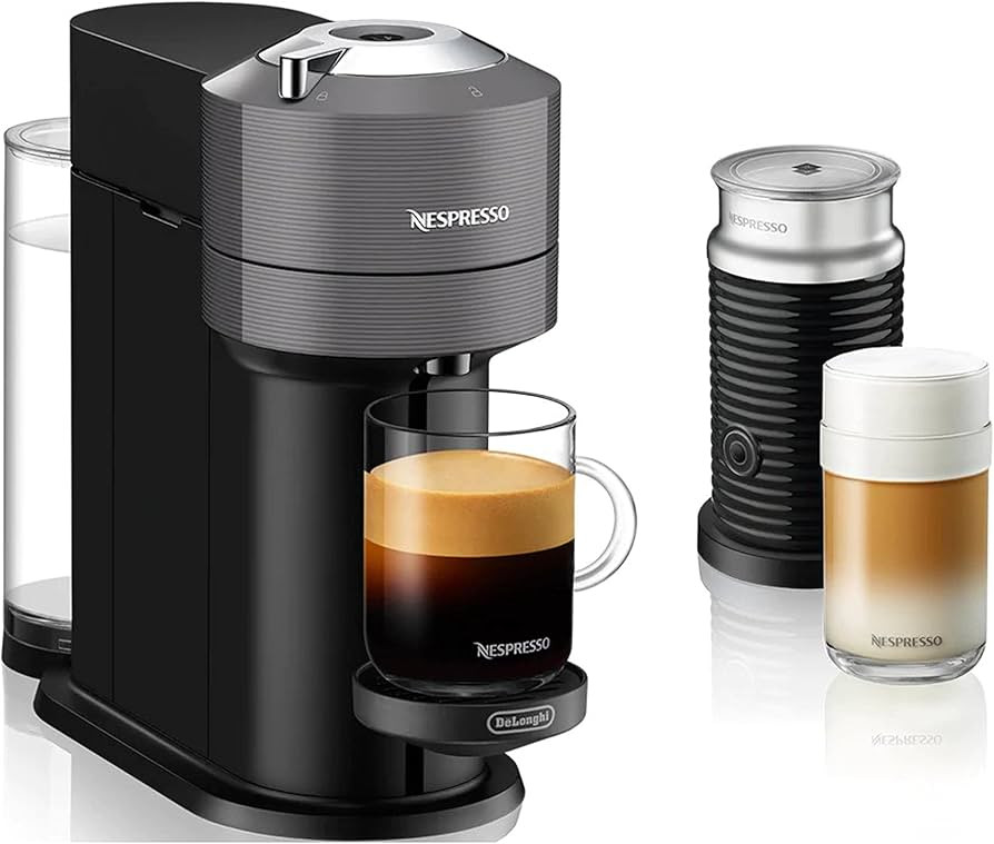 Nespresso Vertuo Next Coffee and Espresso Machine by De'Longhi with Milk Frother, 8 ounces, Dark ... | Amazon (US)