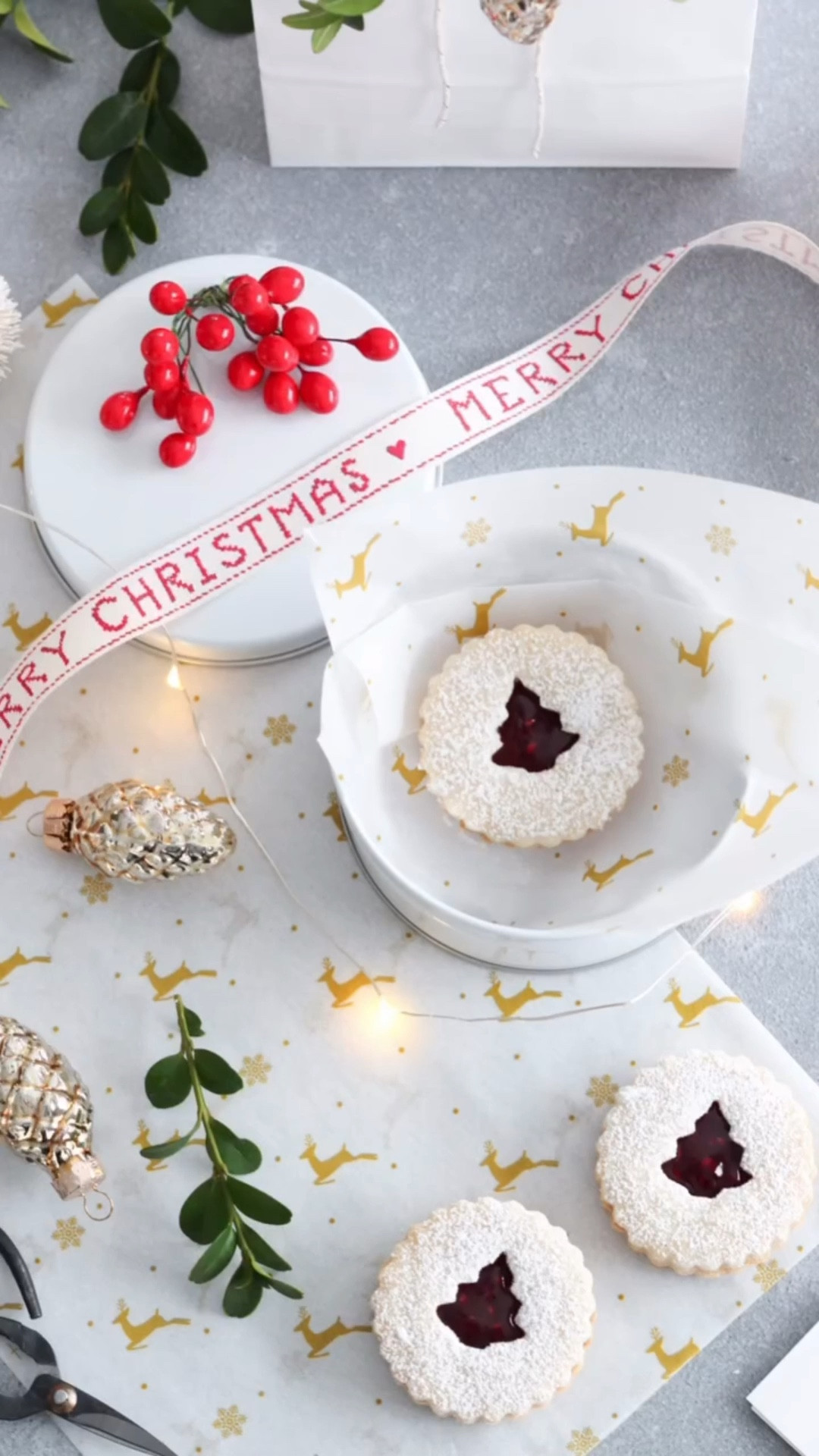 Although holiday Linzer cookies look a bit complicated to make, they’re really quite easy once you have the right tools. I used this Christmas Linzer cookie cutter set to create the plain bottoms, plus tops with cutouts. I’d have to say the Christmas tree cookies are my favourite. How about you? Stars, bells, candy cane or other?

#LTKSeasonal #LTKHome #LTKHoliday