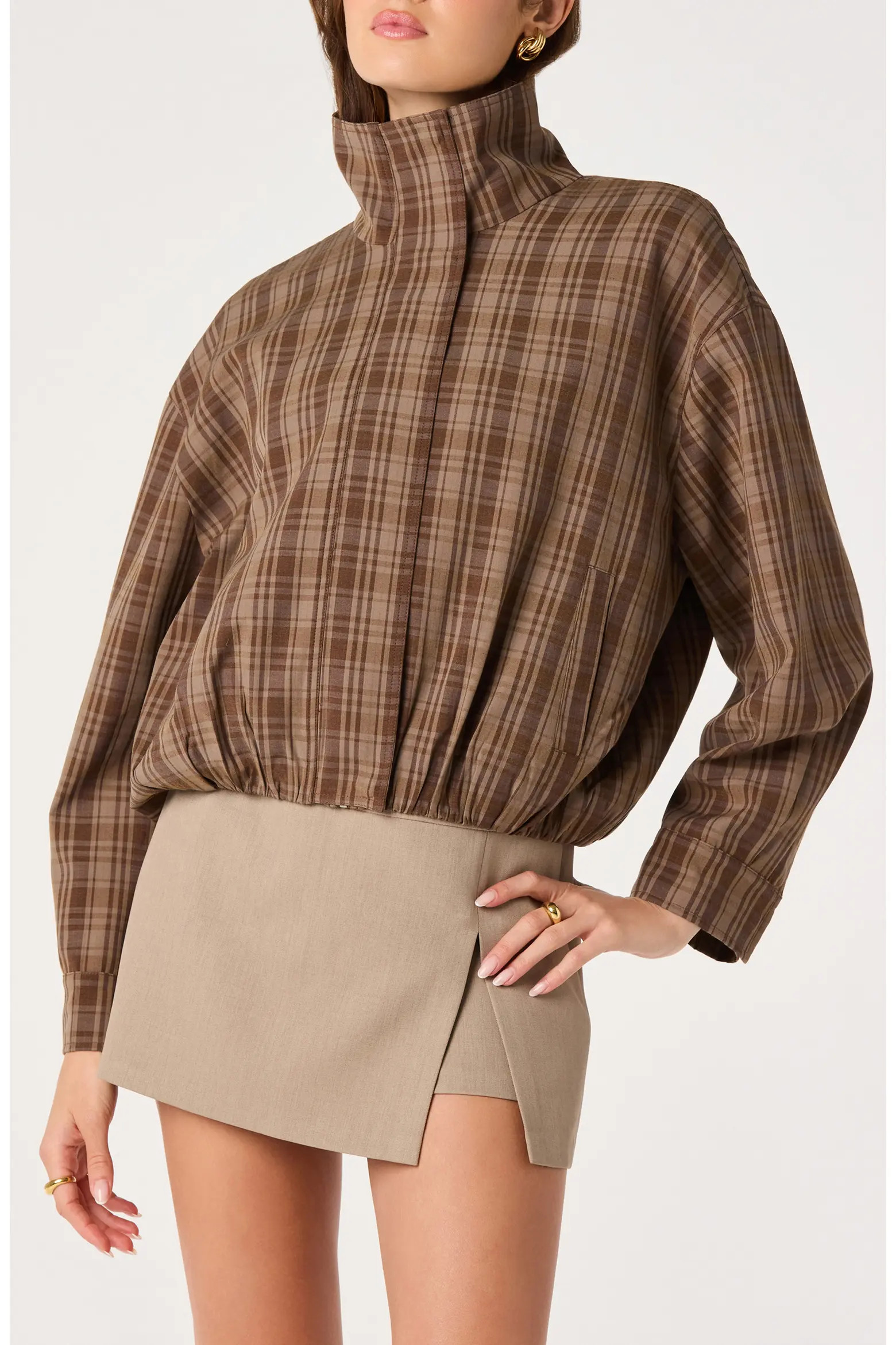 ASTR the Label Cooper Plaid Jacket (Women) | Nordstrom | Nordstrom