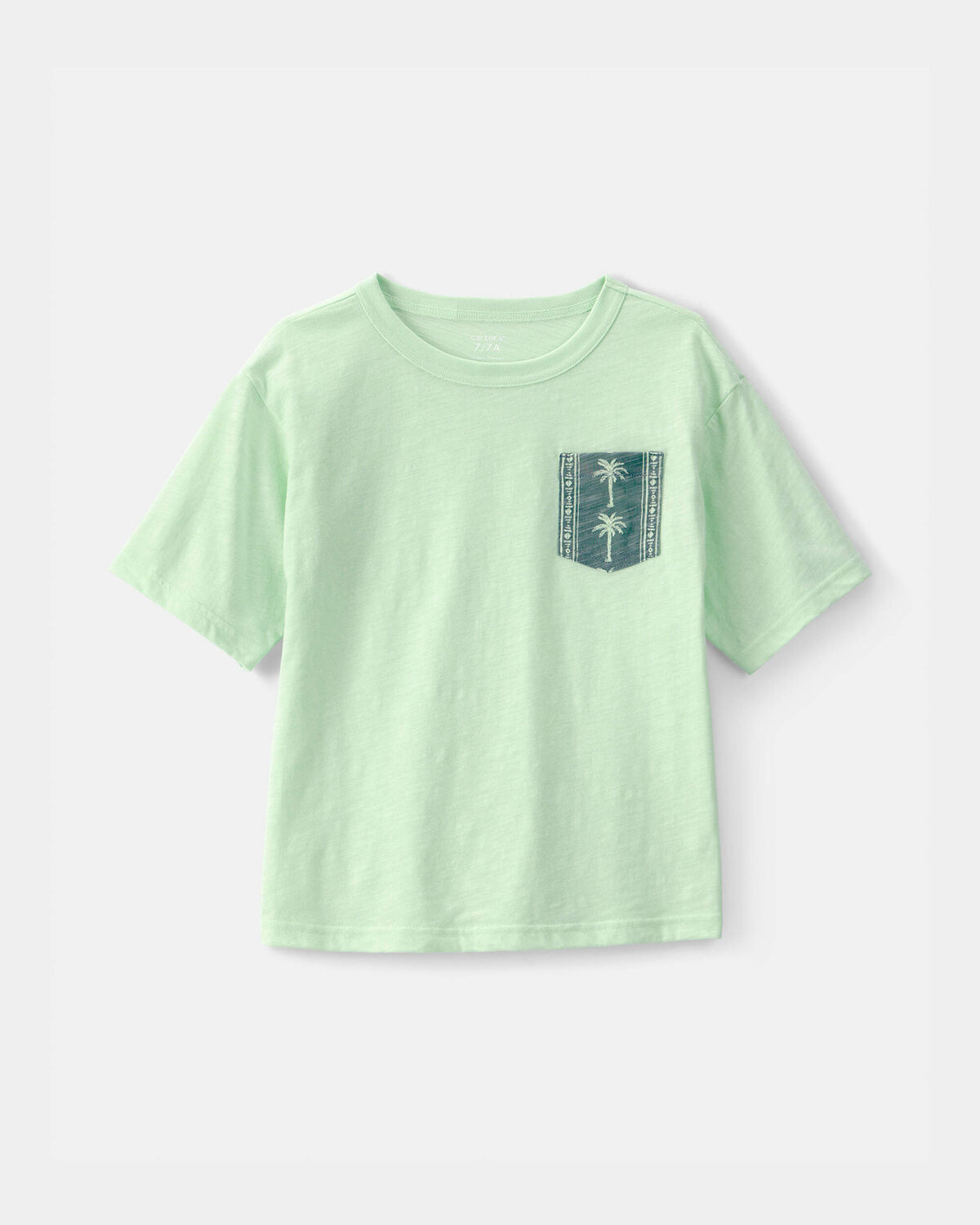Boys Palm Tree Pocket Tee - Green | Carter's Inc