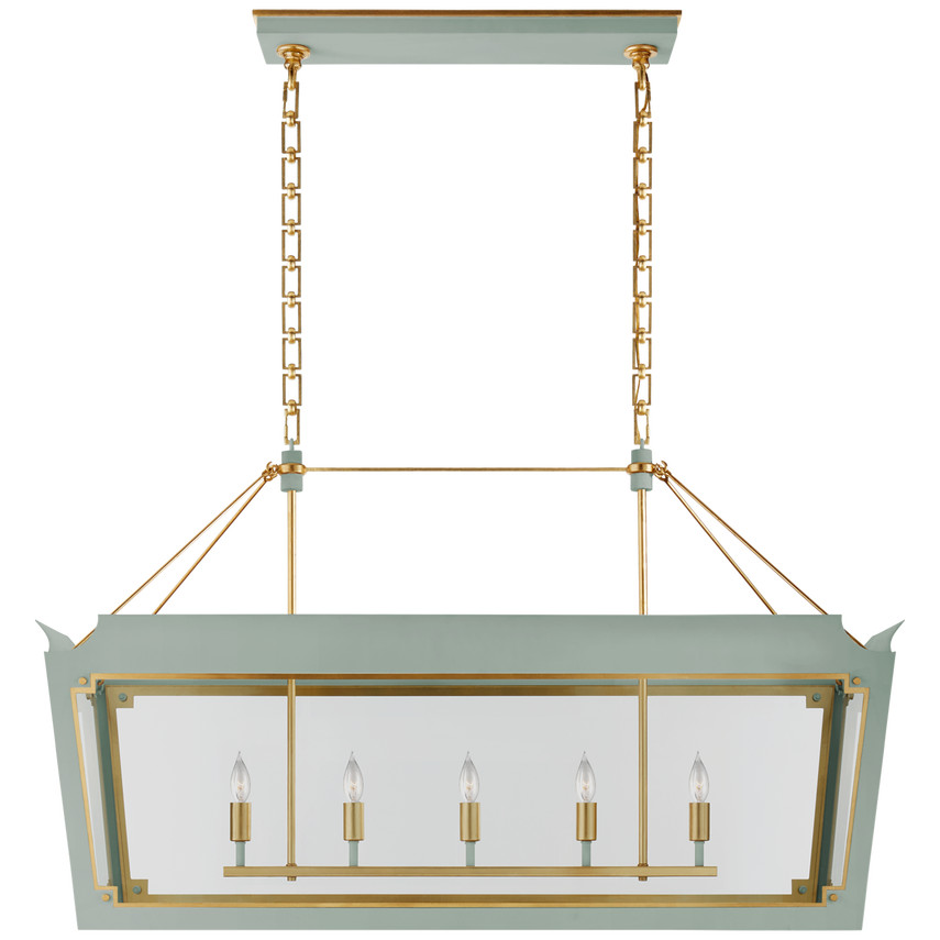 Caddo Medium Linear Lantern | Visual Comfort