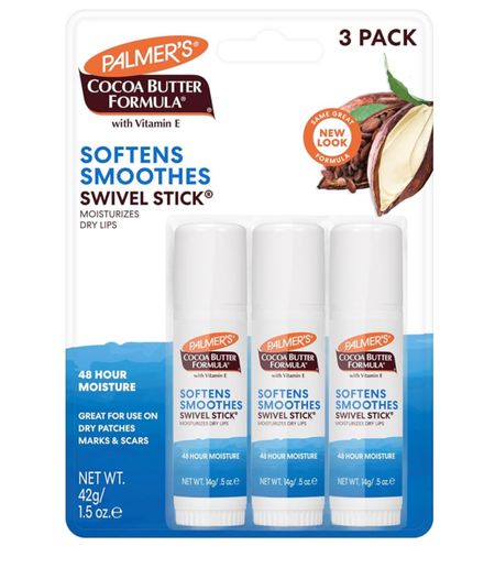 Palmer’s Cocoa Butter swivel stick for dry, cracked, red, chapped lips and skin.

Palmer's Cocoa Butter Formula Moisturizing Swivel Stick with Vitamin E, Lip Balm Valentines Day Gifts for Her, Face & Body Moisturizer Stick Ideal for Treating Dry Skin Patches (Pack of 3)

#LTKSeasonal #LTKbeauty #LTKkids