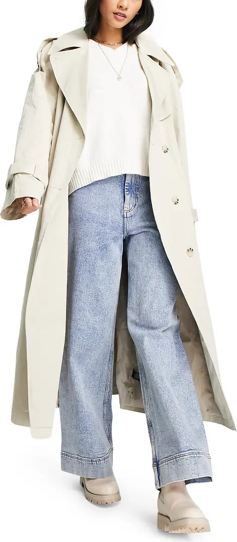 Classic Oversize Cotton Trench Coat | Nordstrom
