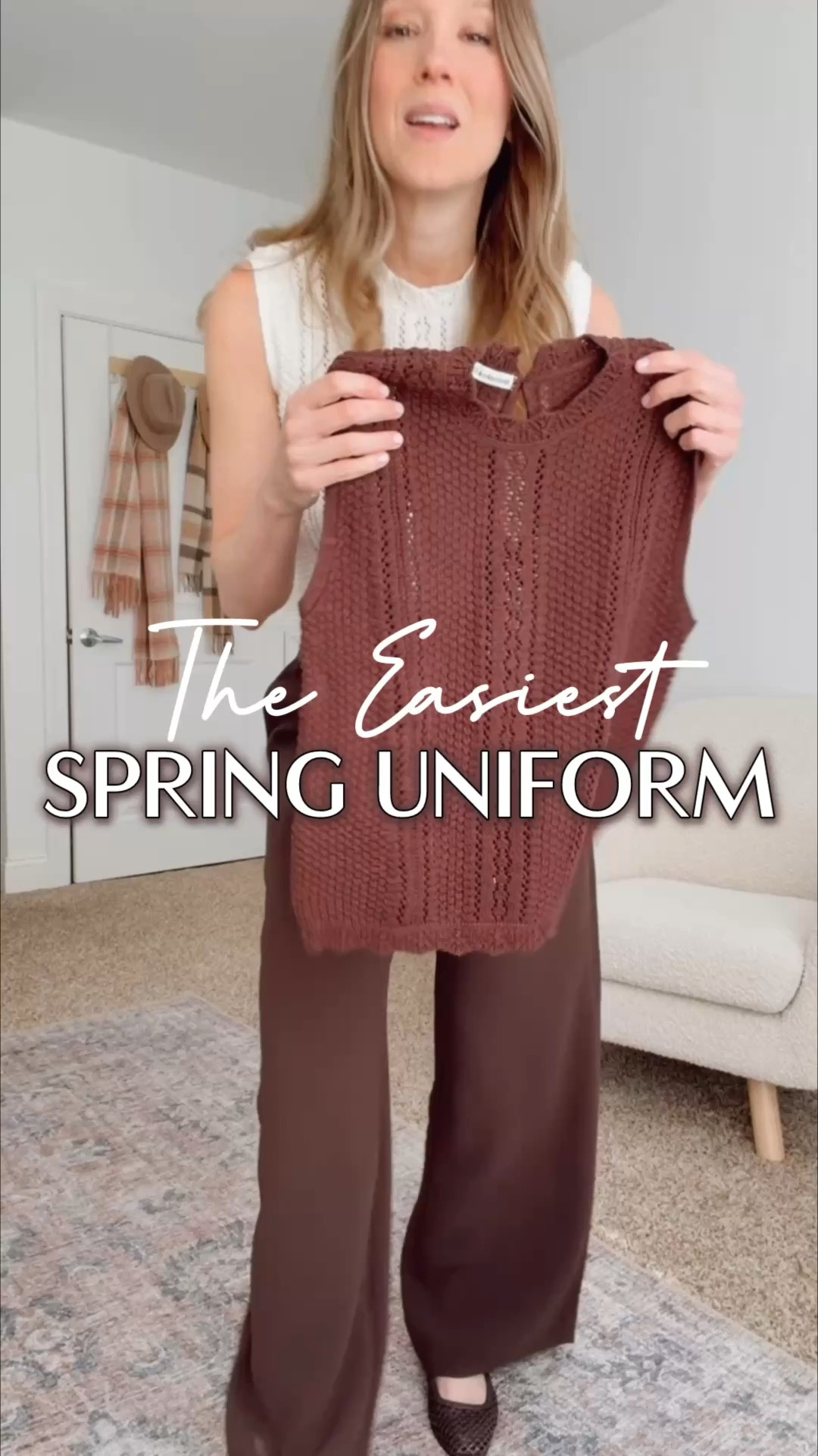 This is one of those outfits that just works every time. Easy, polished, and perfect for the days when you want something simple but still put together.

spring outfit ideas women, brown pants outfit women, neutral spring outfit women, casual chic outfit women, everyday spring style women, minimalist outfit women, classic neutral outfit women, effortless spring outfit

#LTKWorkwear #LTKOver40 #LTKSeasonal