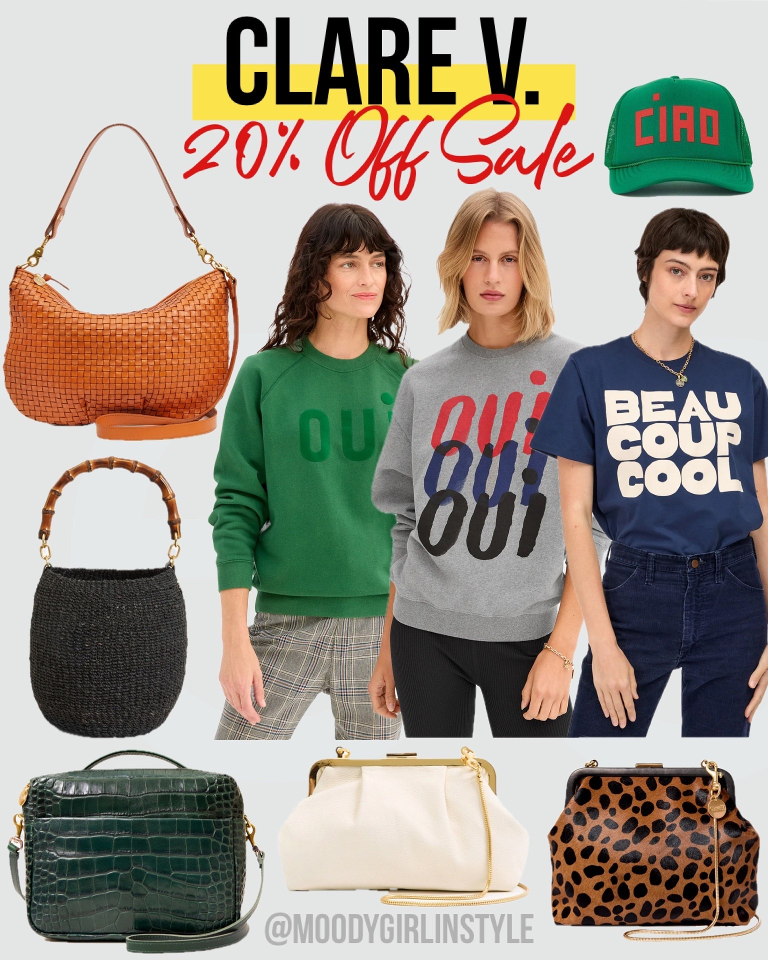 Clare V. Black Friday Sale!

Save 20% off sitewide - prices will be as marked.

Sharing a a few products I own and wear on a regular basis and a few more that are my wishlist.

fall fashion, fall bag, clare v, fall purses, styling tip, accessories, leather handbags, leopard purse, leather clutch

#LTKItBag #LTKStyleTip #LTKSaleAlert #LTKCyberWeek
#LTKFindsUnder100 #LTKMidsize

#LTKGiftGuide #LTKSeasonal #LTKHoliday