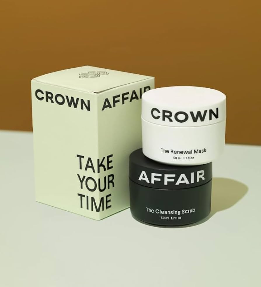 Crown Affair The Mini Treatment Duo - Scalp Scrub & Hair Masque | Amazon (US)