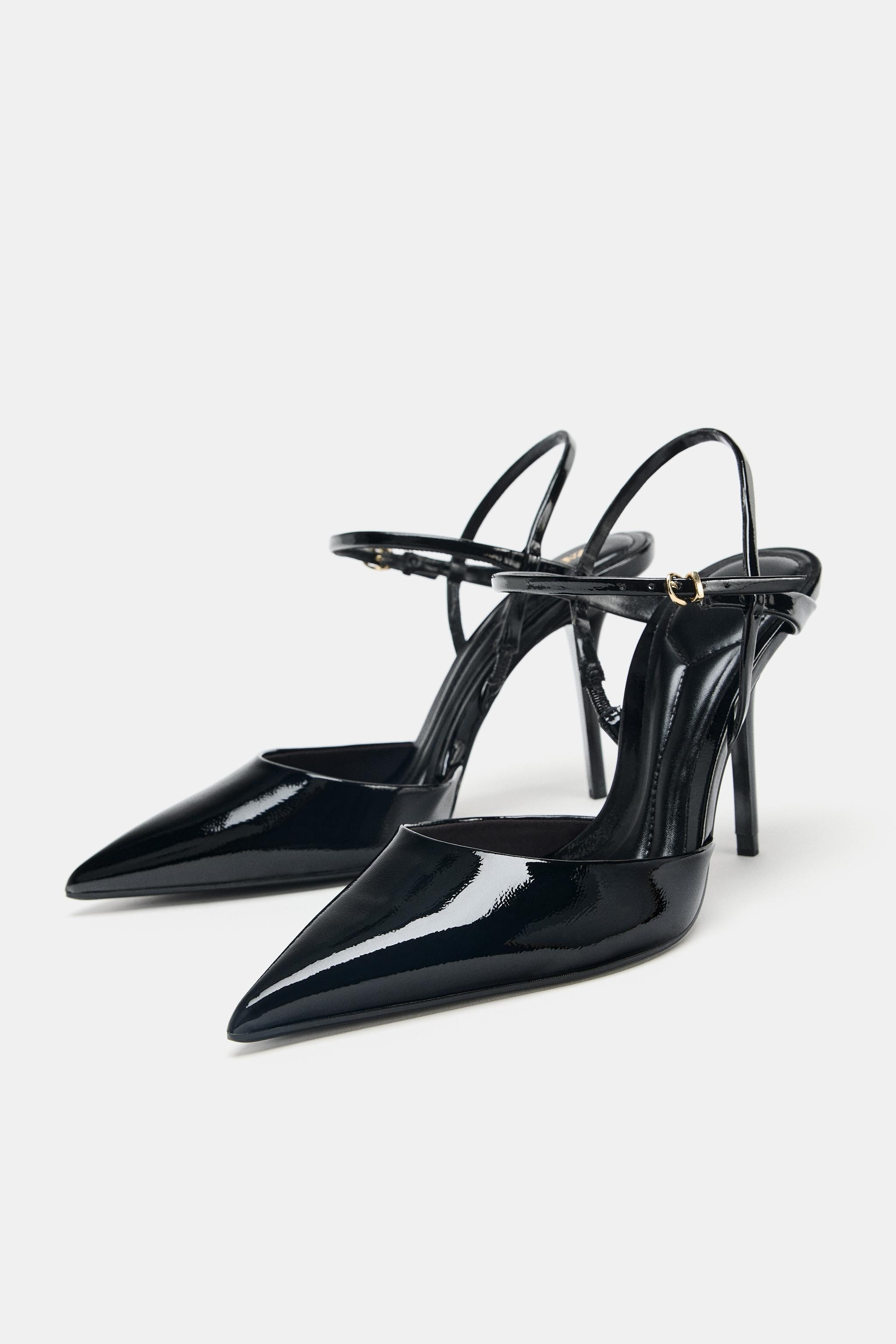 SLINGBACK ANKLE STRAP HEELS | Zara US