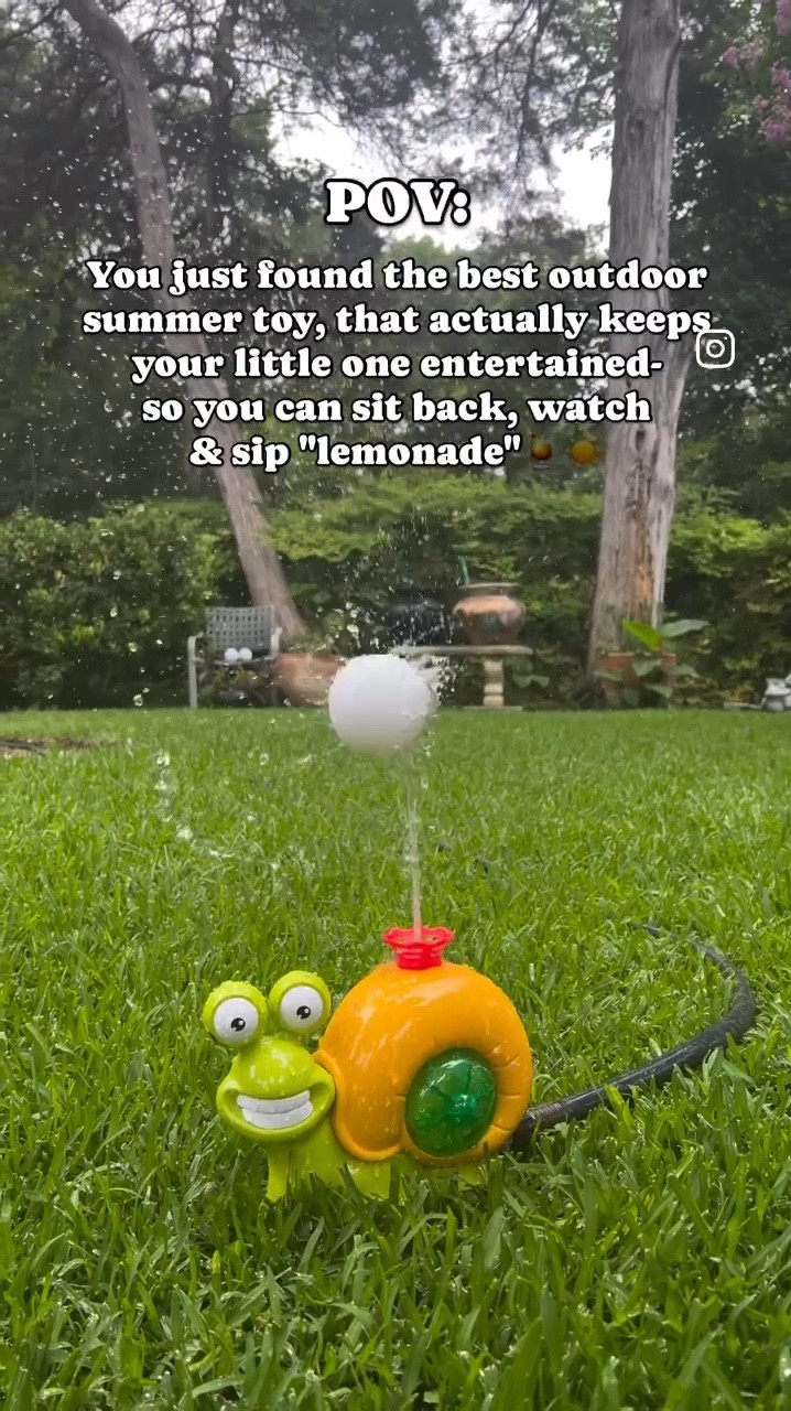 My toddlers are obsessed with this outdoor summer toy!! 🐌💦⚾️☀️

water / pool / sprinkler / swimming / kids / baby / vacation/ beach / baseball / sports / active / yard / amazon finds

#LTKSwim #LTKKids #LTKSeasonal