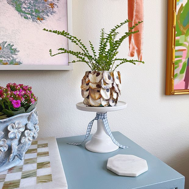 Round Shell Votive Candle Holder | Antique Farm House